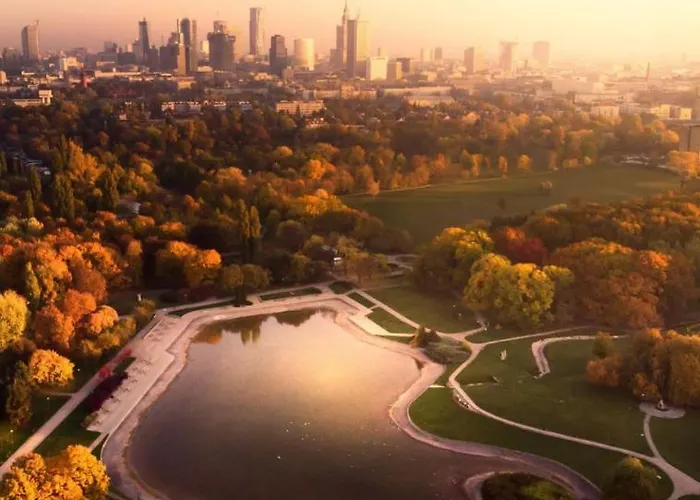 Blue 4 Metro Wifi 1 Gbs Tv'70 Netflix Hbo Skyshow Apartment Warsaw